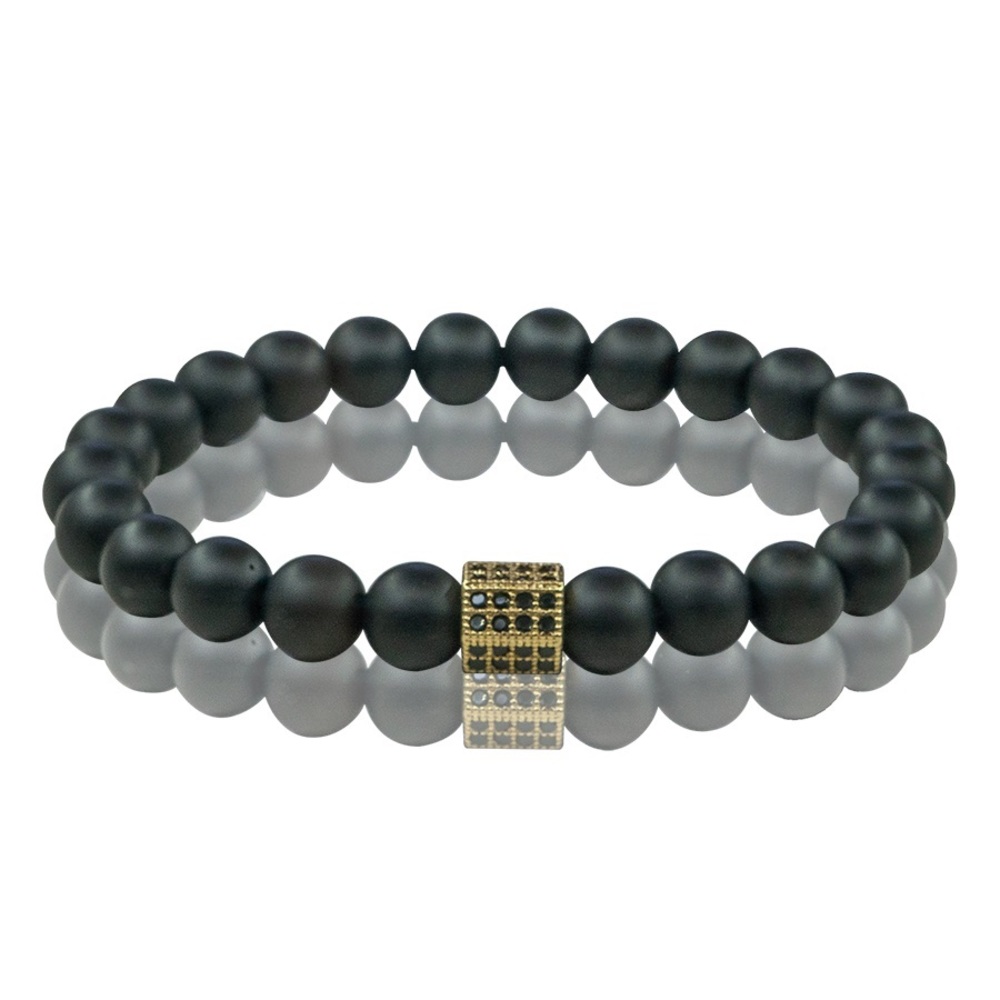 Men's onyx bracelet